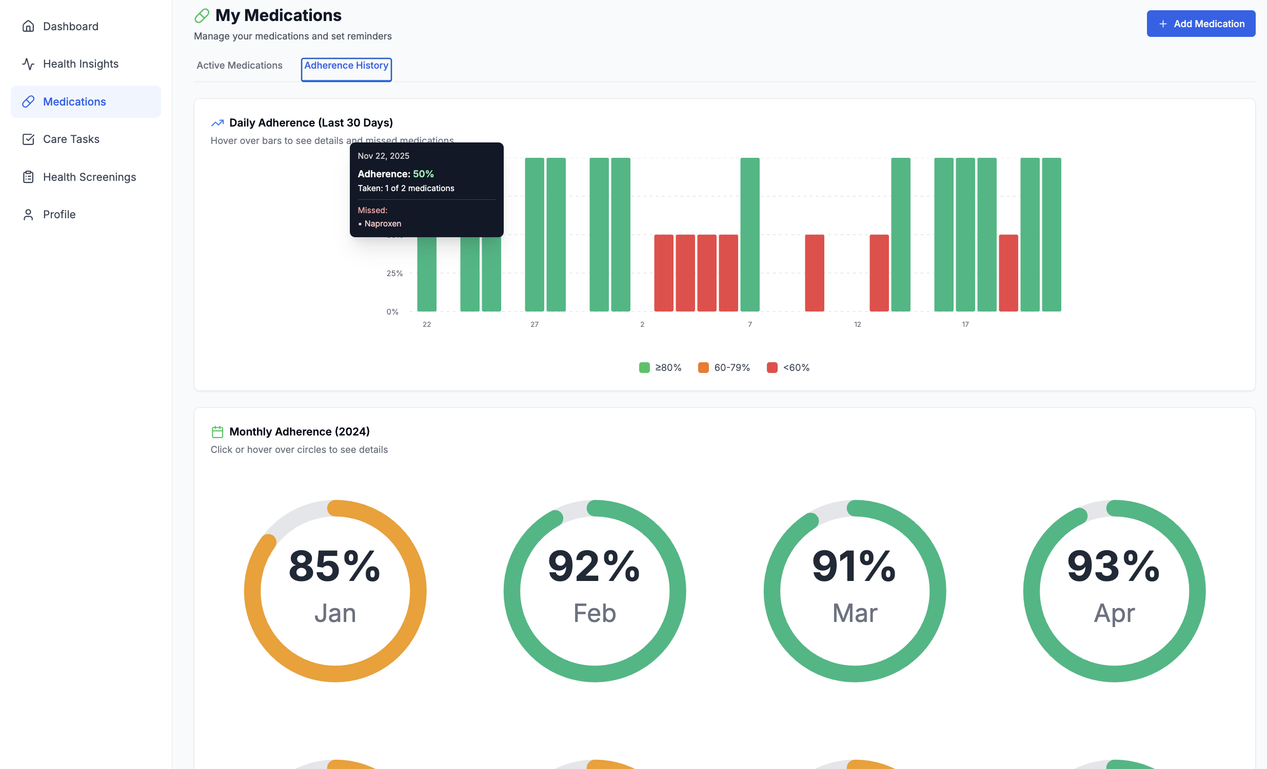 Medication Adherence Tracking